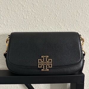 Tory Burch Black Leather Crossbody Bag